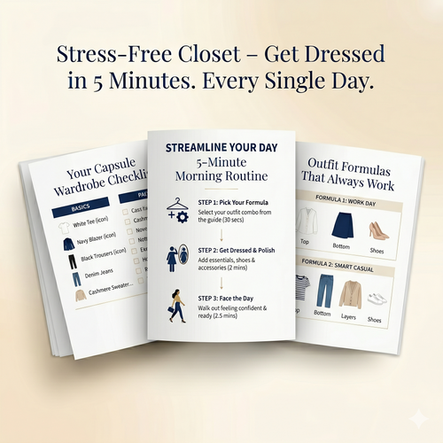 Busy Parent Wardrobe Fix – 7-Day Stress-Free Morning System + Printable Checklists